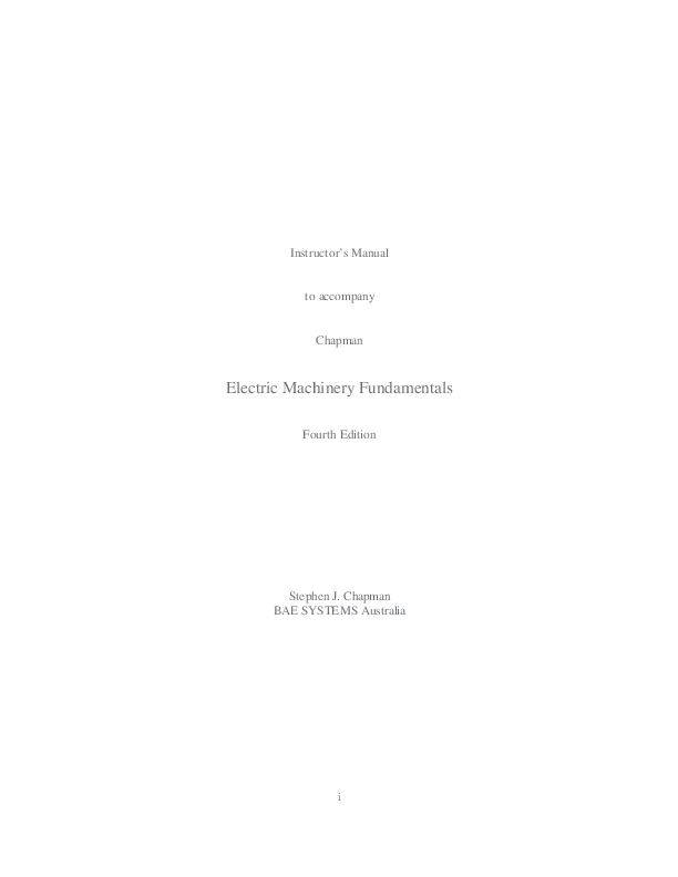 electric machinery 7th edition pdf